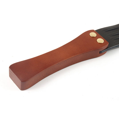 Leather Paddle and Whip