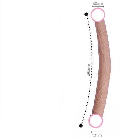 Women's Double-headed Dragon Silicone Massage Toy