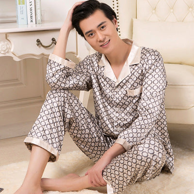 LUXXX Simulation silk suit