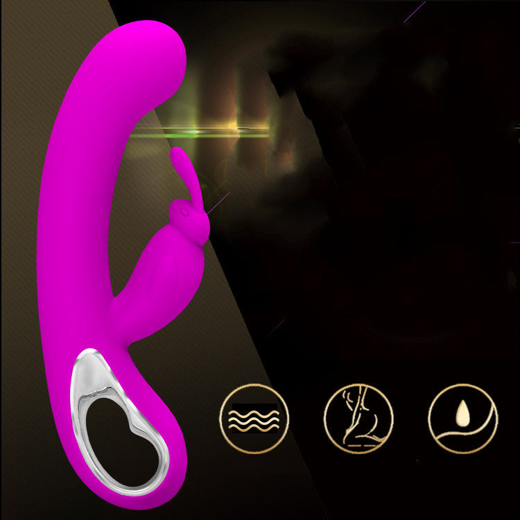 Double Massage Vibrator Silicone Rechargeable