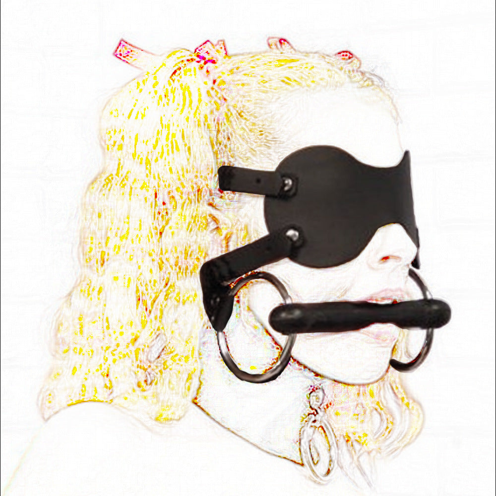 Bâillon à boule sexy pour femme avec harnais pour cheval