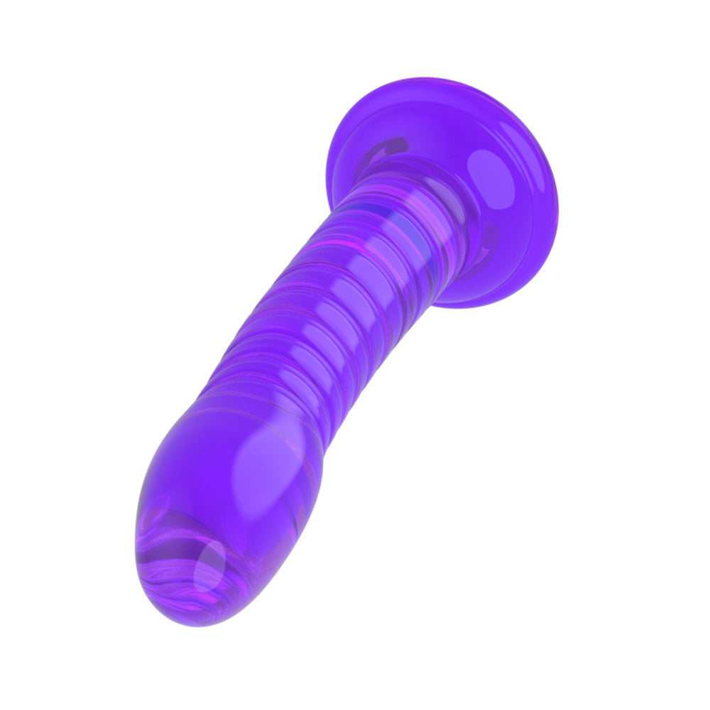 Transparent Jelly Crystal Massage Dildo