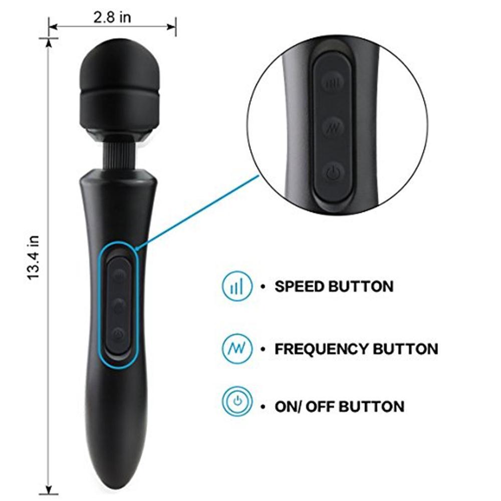 Ultra-vibrating Silent Waterproof 10-frequency Massager