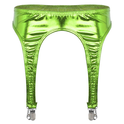 Porte-jarretelles en cuir verni LUXXX