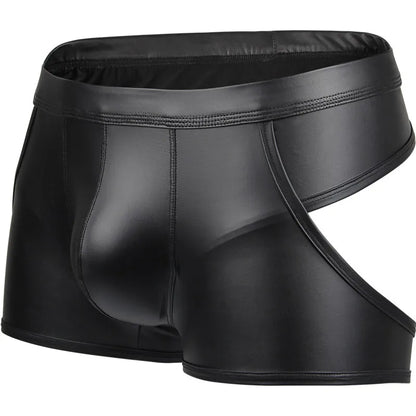Faux Leather Open Butt Bottoms