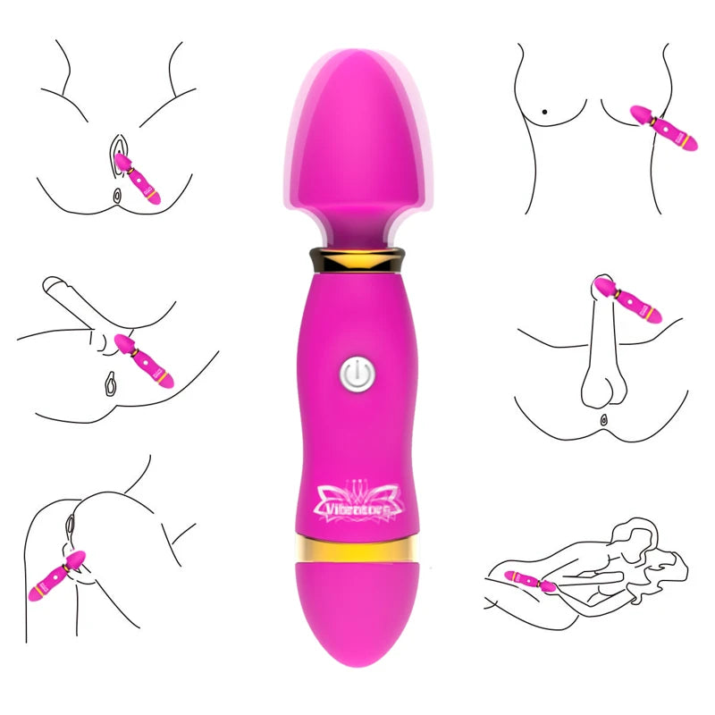 Soft Silicone Vagina Nipple and clit Massager