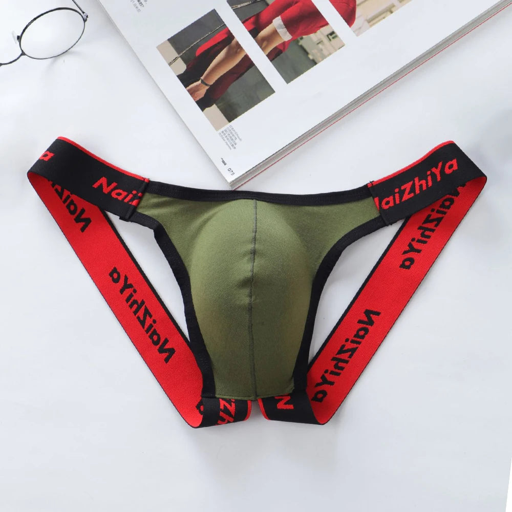 Low Waist Thongs with U-Convex Pouch