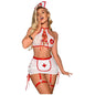 LUXXX Sexy Nurse Costume 3 Piece Set Erotic Outfit See Through