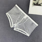 Boxer transparent taille basse en maille extensible
