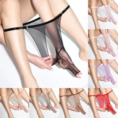 Sous-vêtements sexy transparents sans coutures, string transparent