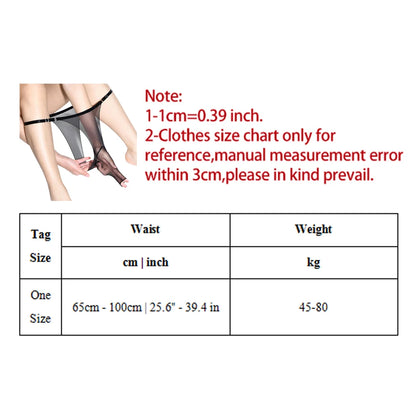 Sous-vêtements sexy transparents sans coutures, string transparent