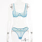 Ensemble de lingerie en dentelle pour femme avec soutien-gorge et sous-vêtements amusants