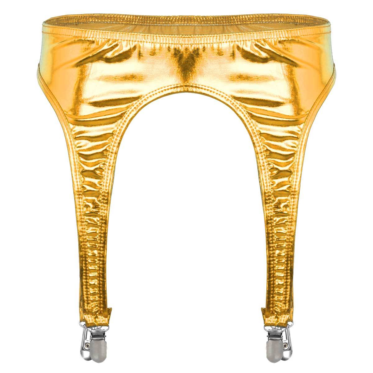 Porte-jarretelles en cuir verni LUXXX