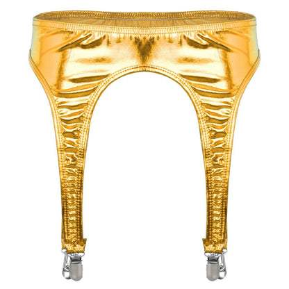 Porte-jarretelles en cuir verni LUXXX