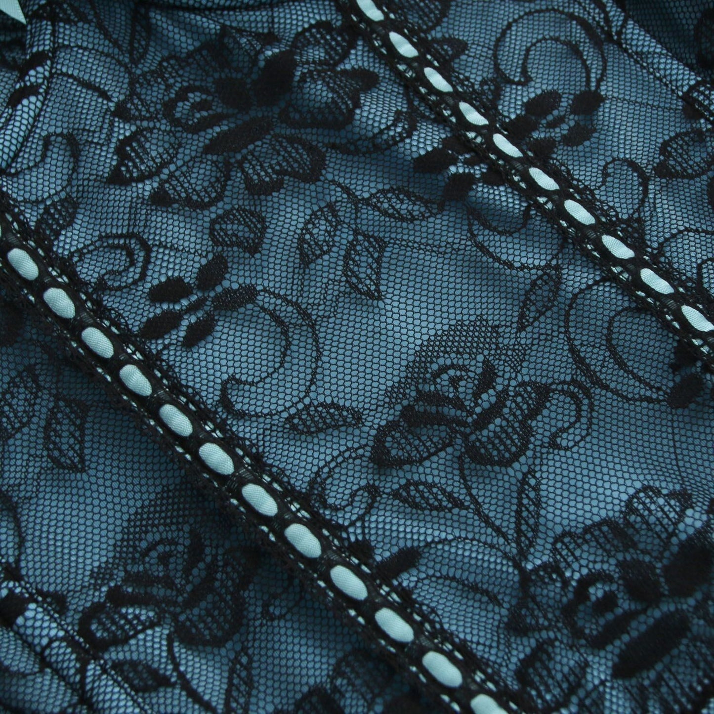 Mesh Lace Ultra Thin Breathable Corset with Garter