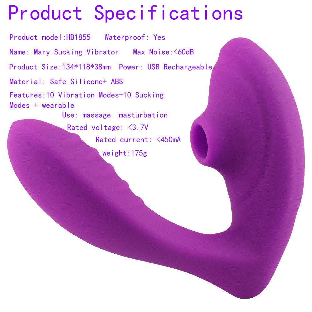 Sucking Double-headed Massager