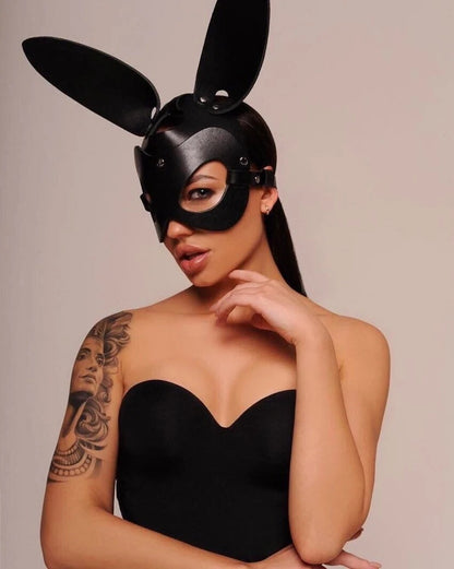 Combinaison à bretelles en cuir Queen