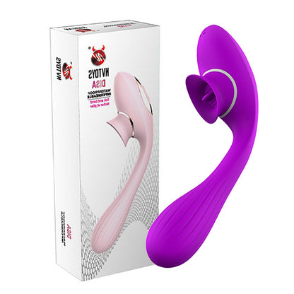 Bending Tongue Licking Vibrator Masturbation Device