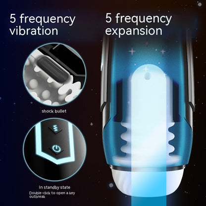 Blue Starry Sky Vibration Massager