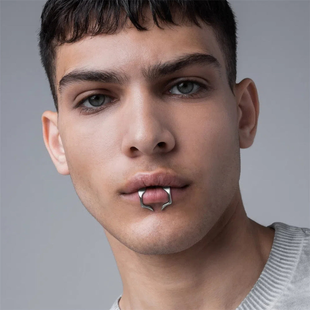 Bijoux pour les lèvres de style punk (sans piercing)