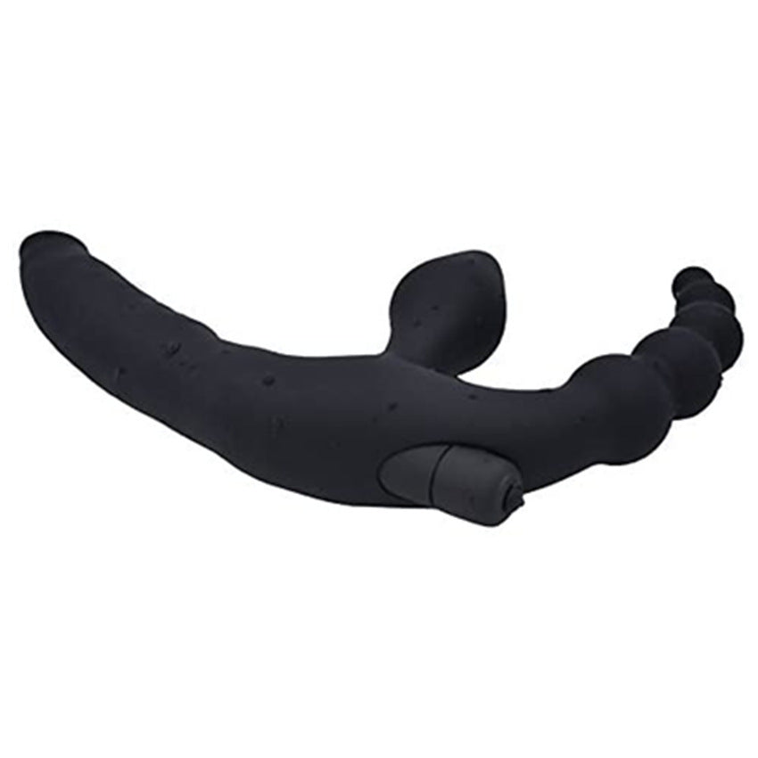Triple-Penatration Resonance Butt Plug Prostate Massager