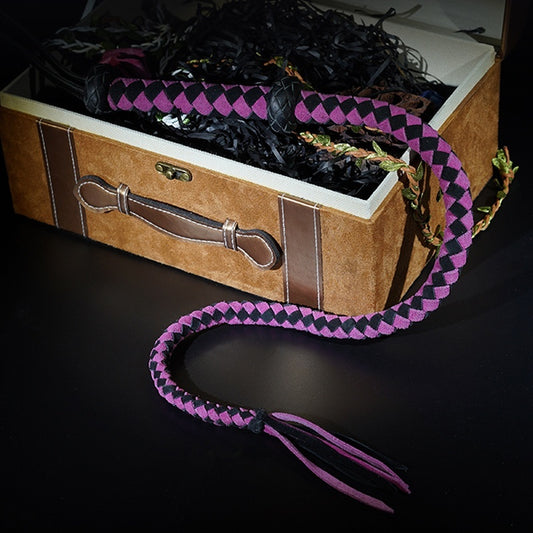 Hand-woven Punishment Horsewhip