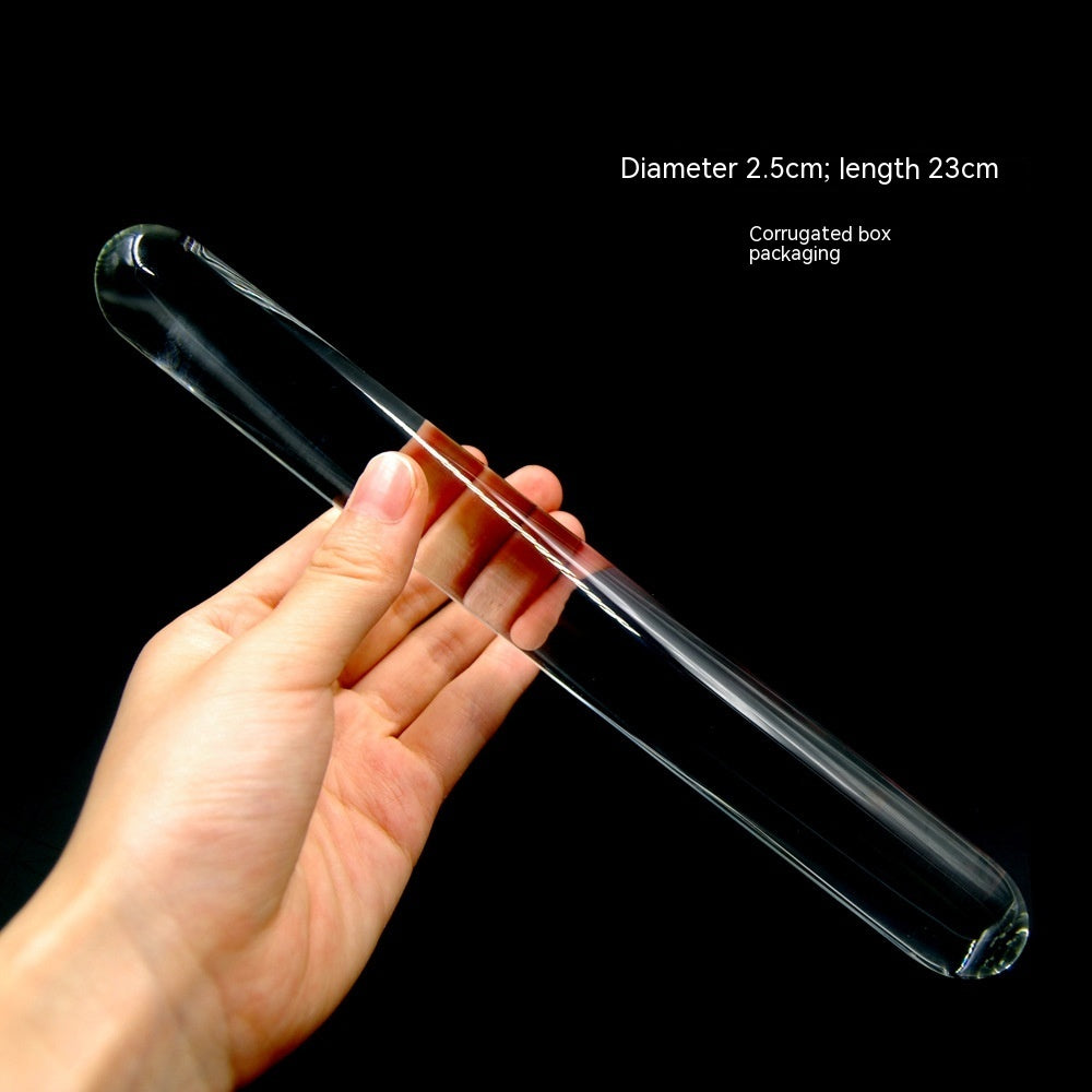 Couple Toy Cylinder Glass Stick Massage