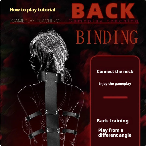 Bondage mains attachées dans le dos