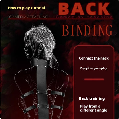 Bondage mains attachées dans le dos