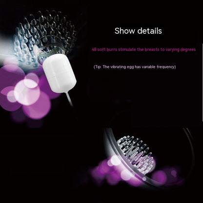 Silicone Transparent Breast Massager