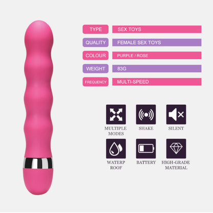 Silicone Thread Diamond Vibrator Toy