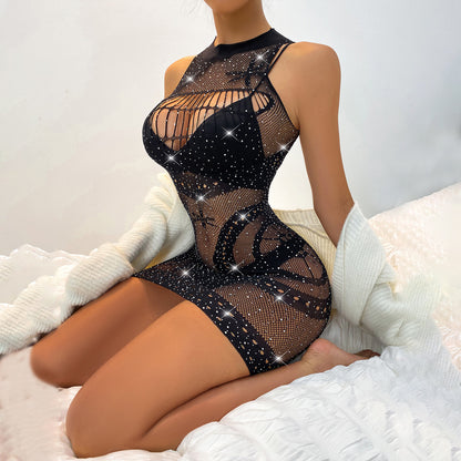 Fish Net Tight dress with Bling