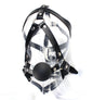 Leather PVC Head-mounted Ball Gag