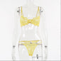Ensemble de lingerie en dentelle avec soutien-gorge et culotte