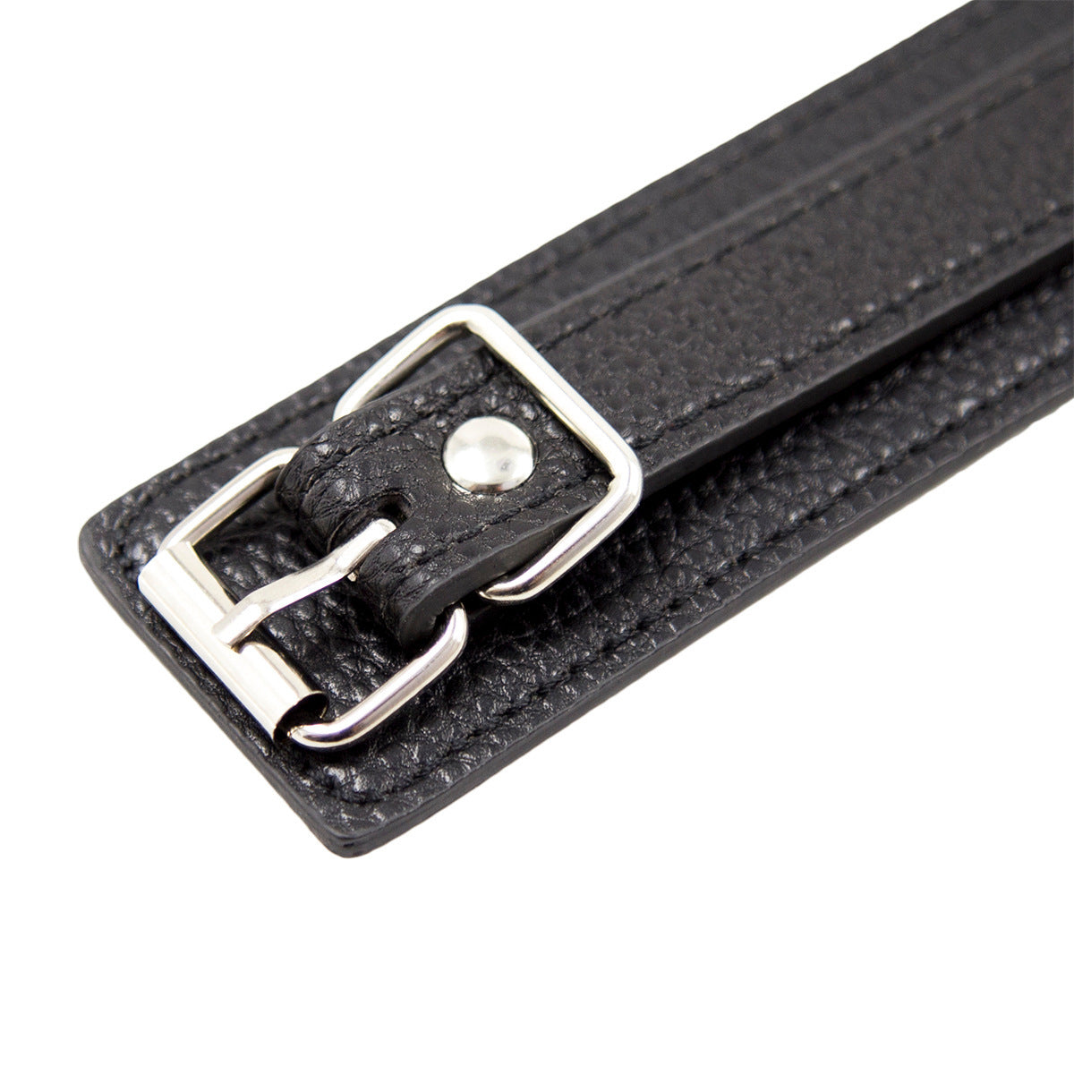 Leather Neck Bondage Iron Chain