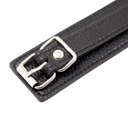 Leather Neck Bondage Iron Chain