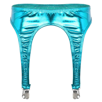 Porte-jarretelles en cuir verni LUXXX