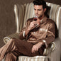 LUXXX Simulation silk suit
