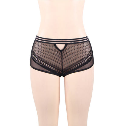 Culotte en filet soyeux avec nombril Pickaboo