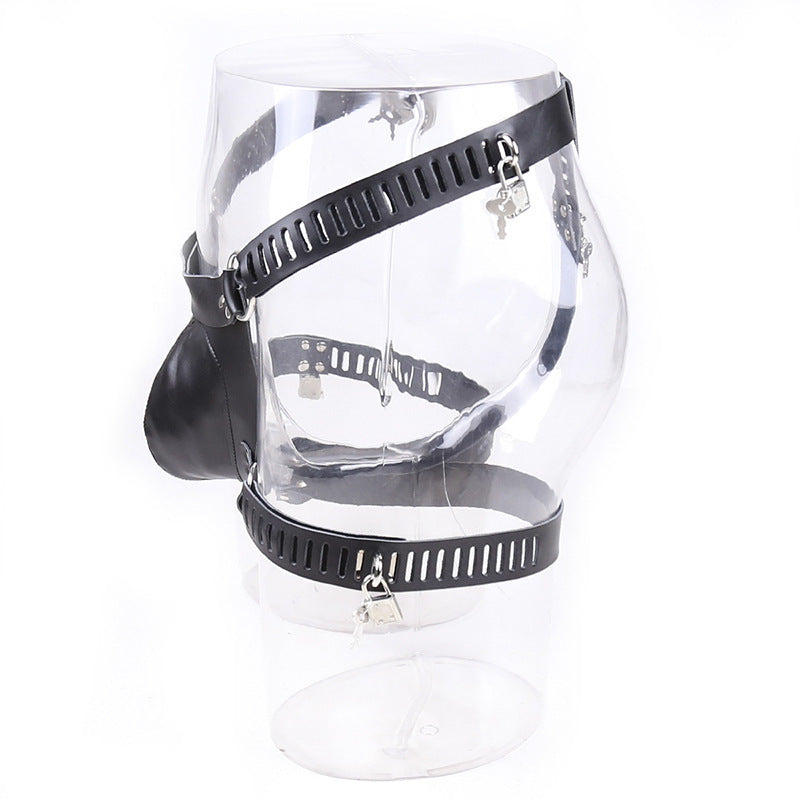 Jockstrap en cuir de chasteté