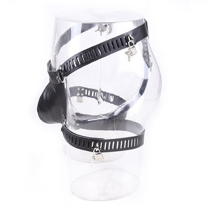 Jockstrap en cuir de chasteté
