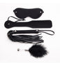 Four Piece Set Paddle Toy Whip Eye Mask Feather