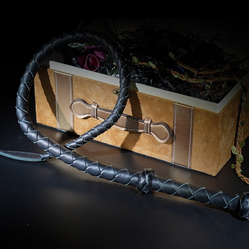 Hand-woven Punishment Horsewhip