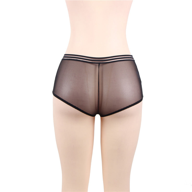 Culotte en filet soyeux avec nombril Pickaboo