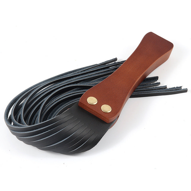 Leather Paddle and Whip