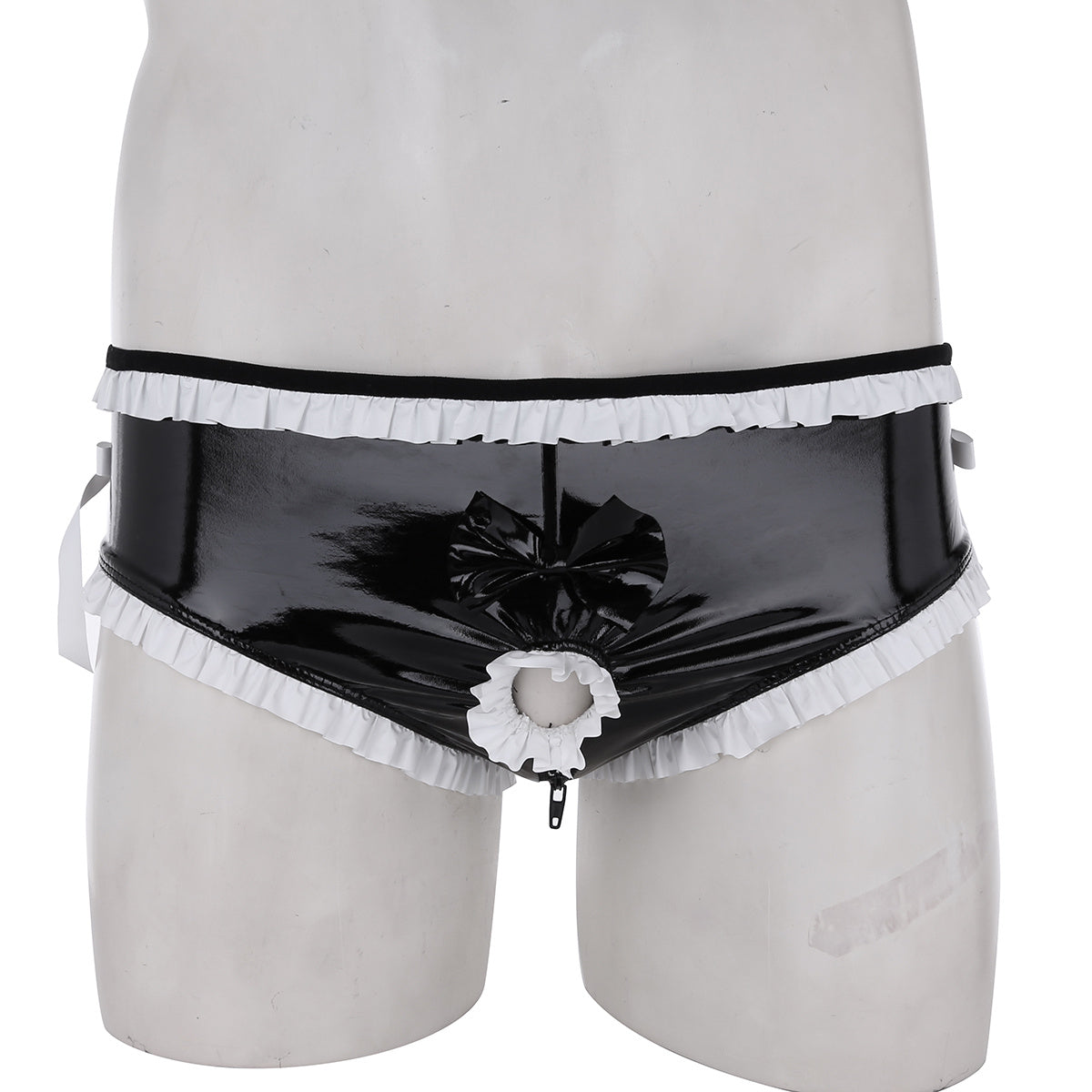 Maid Costume Cosplay Sissy Latex Underwear Men Gay Fetish