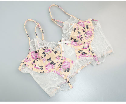 Ensemble de lingerie sexy moulante Lolita en trois pièces
